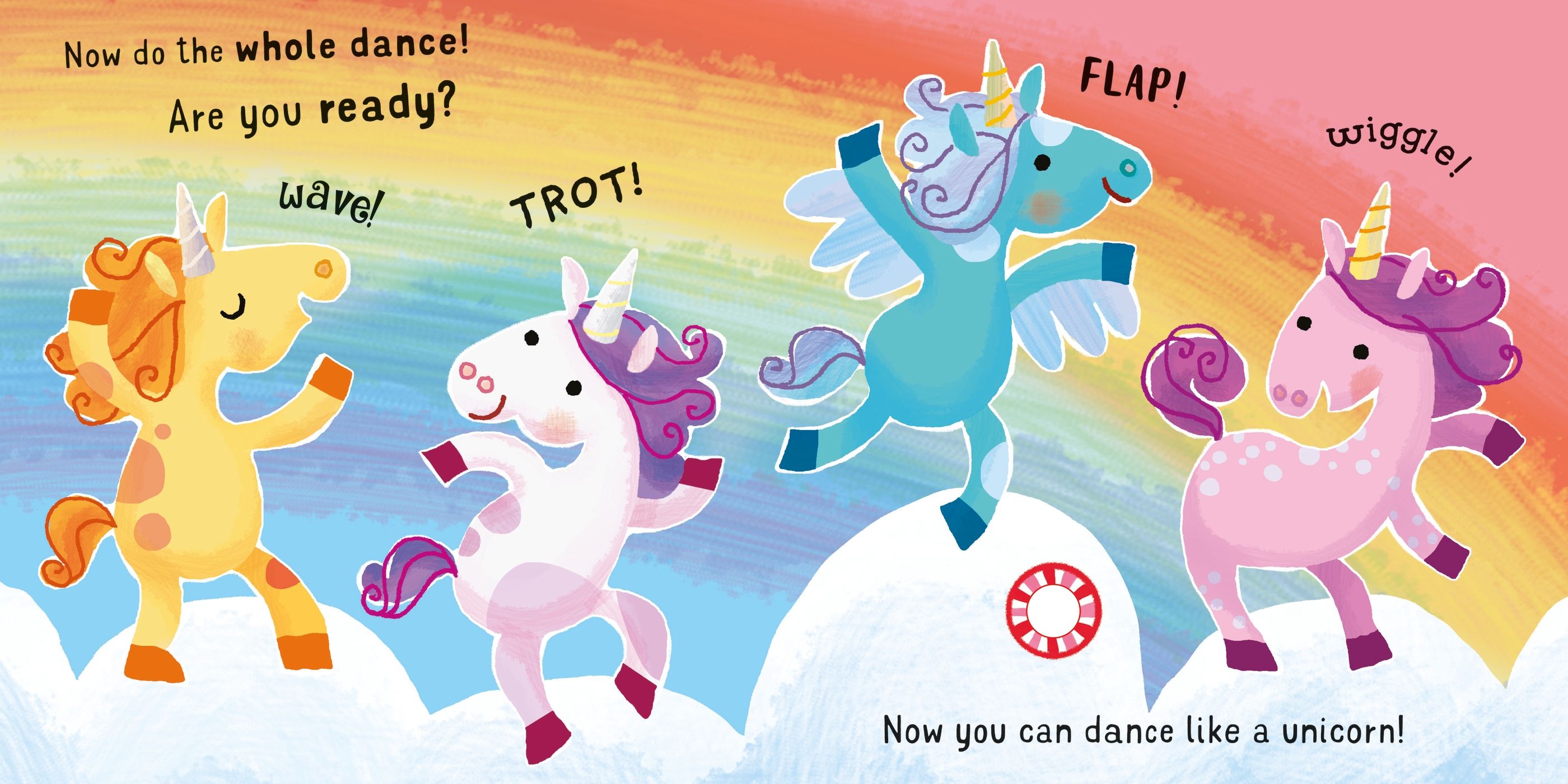 Usborne – Dance with the Unicorns – Carte pentru copii 10+ luni – carte pentru copii Usborne, preview pagini