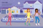 Usborne – Sticker Dolly Dressing Winter Wonderland – Carte cu stickere pentru copii 5+ ani – carte pentru copii Usborne, preview pagini