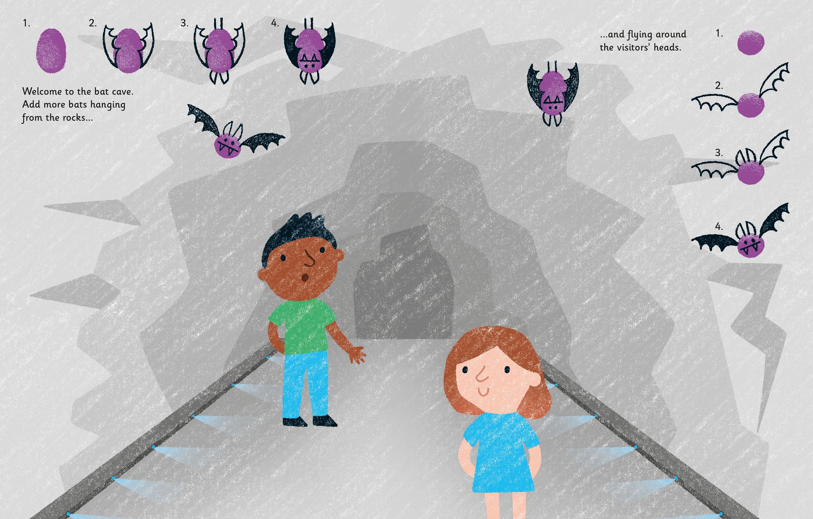 Usborne – Fingerprint Activities Zoo – Carte pentru copii 6+ ani – carte pentru copii Usborne, preview pagini