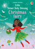 Usborne – Little Sticker Dolly Dressing Christmas Fairy – Carte cu stickere pentru copii 4+ ani – carte pentru copii Usborne, copertă