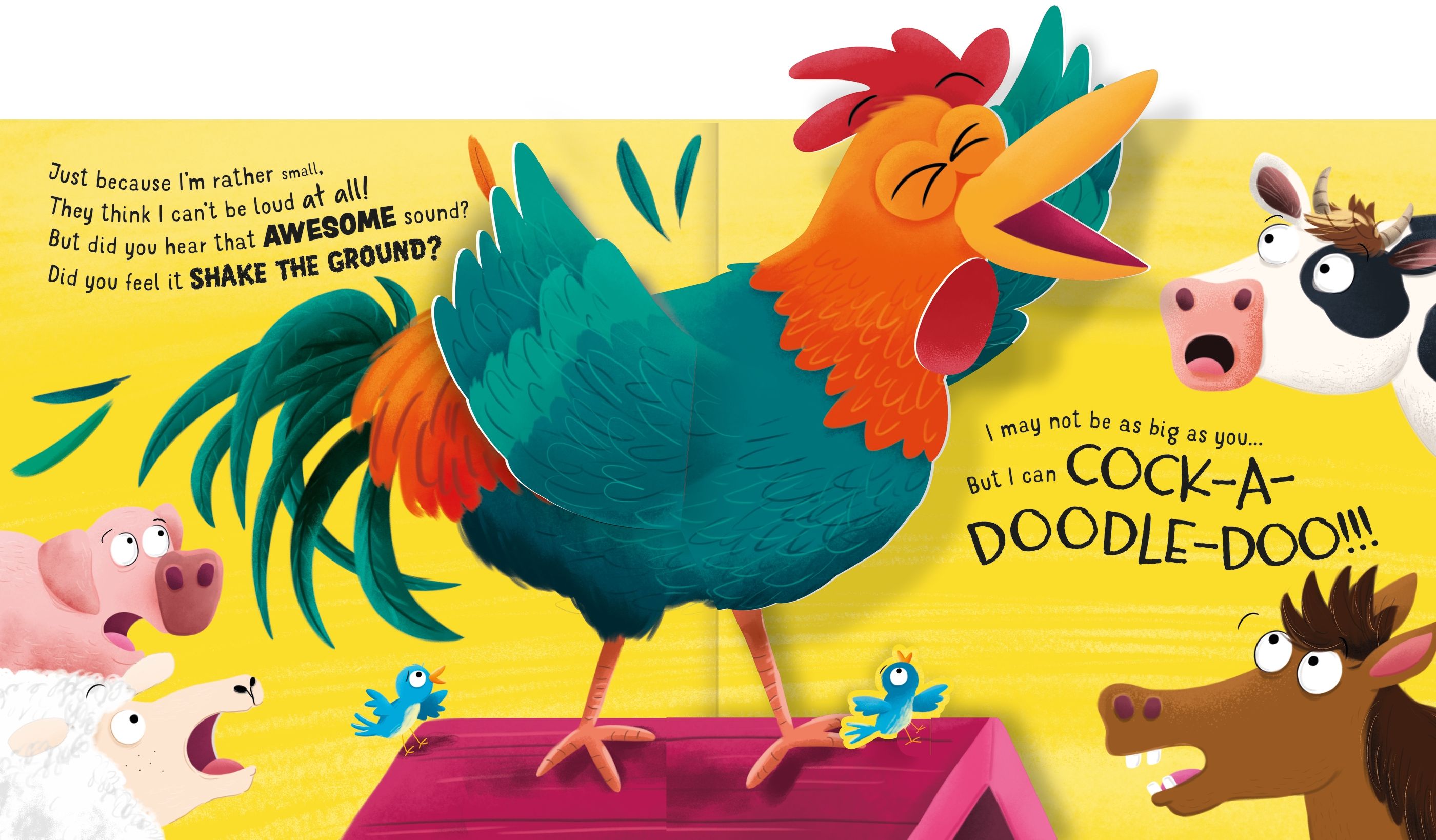 Usborne – Who's the Loudest on the Farm? – Carte pentru copii 12+ luni – carte pentru copii Usborne, preview pagini