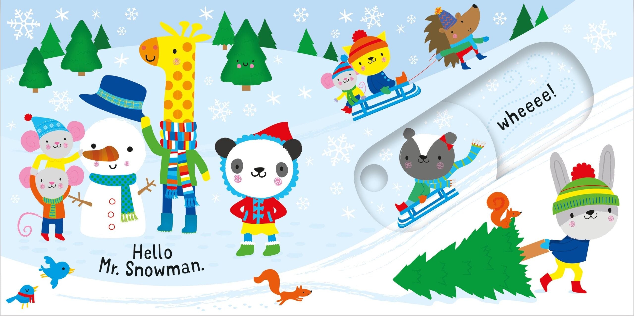 Usborne – Slide and See Christmas – Carte pentru copii 6+ luni – carte pentru copii Usborne, detalii conținut