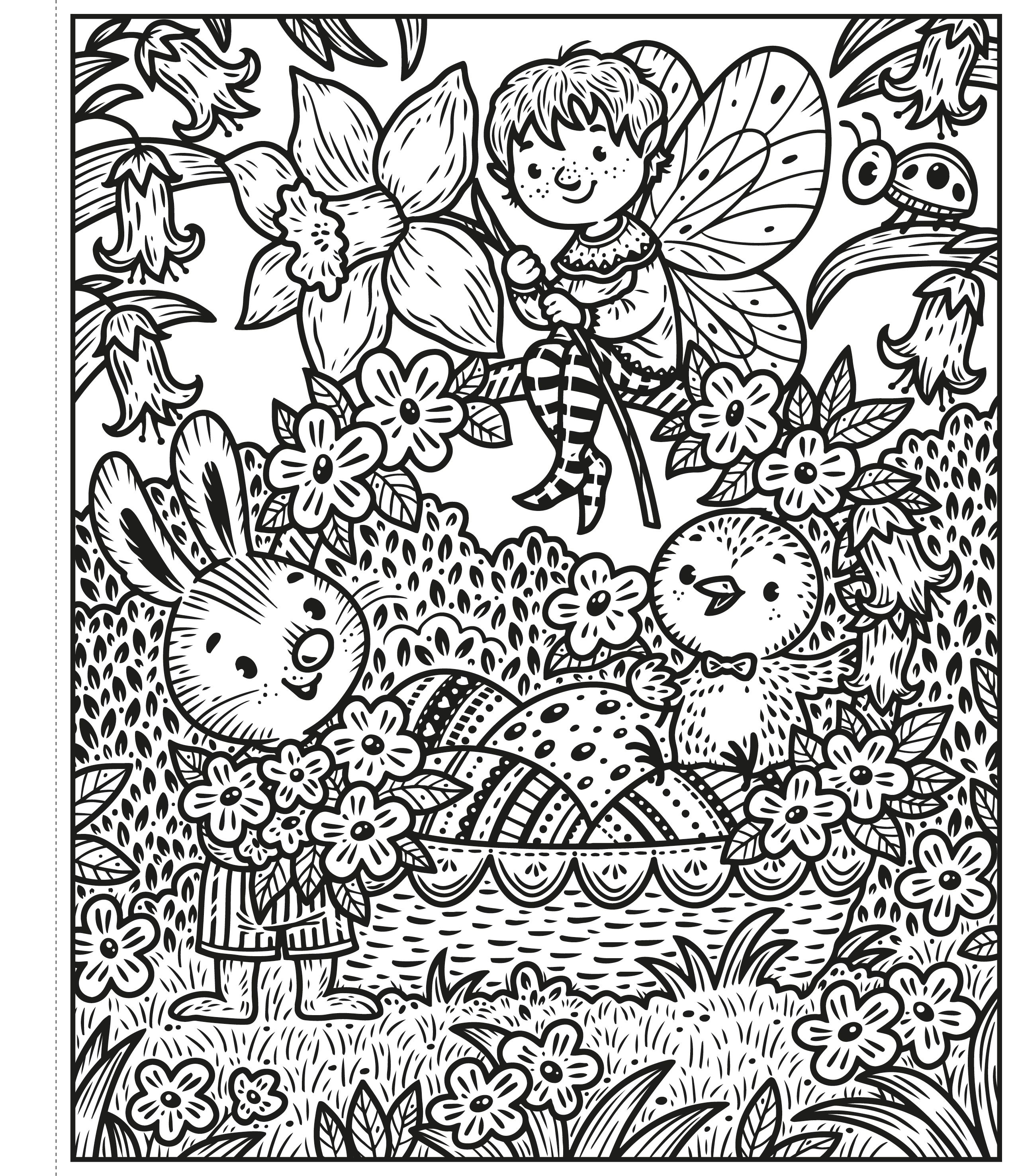 Usborne – Easter Magic Painting Book – Carte pentru copii 5+ ani – carte pentru copii Usborne, preview pagini