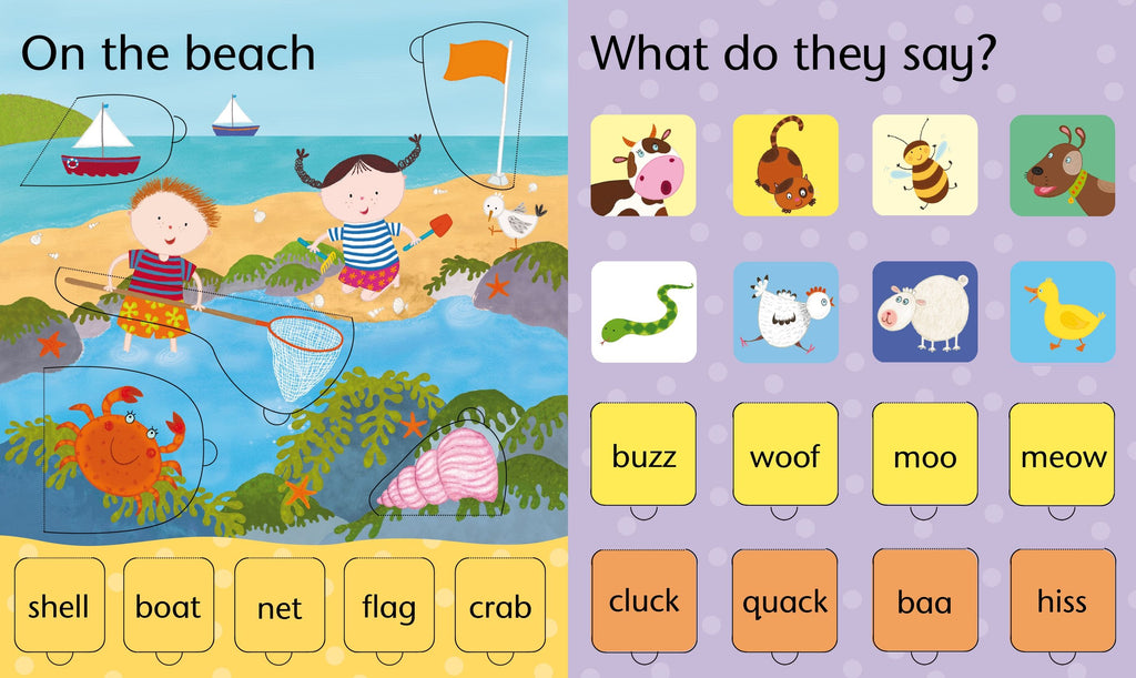 Usborne – Lift-the-Flap Word Book – Carte cu clapete pentru copii 2+ ani – carte pentru copii Usborne, preview pagini
