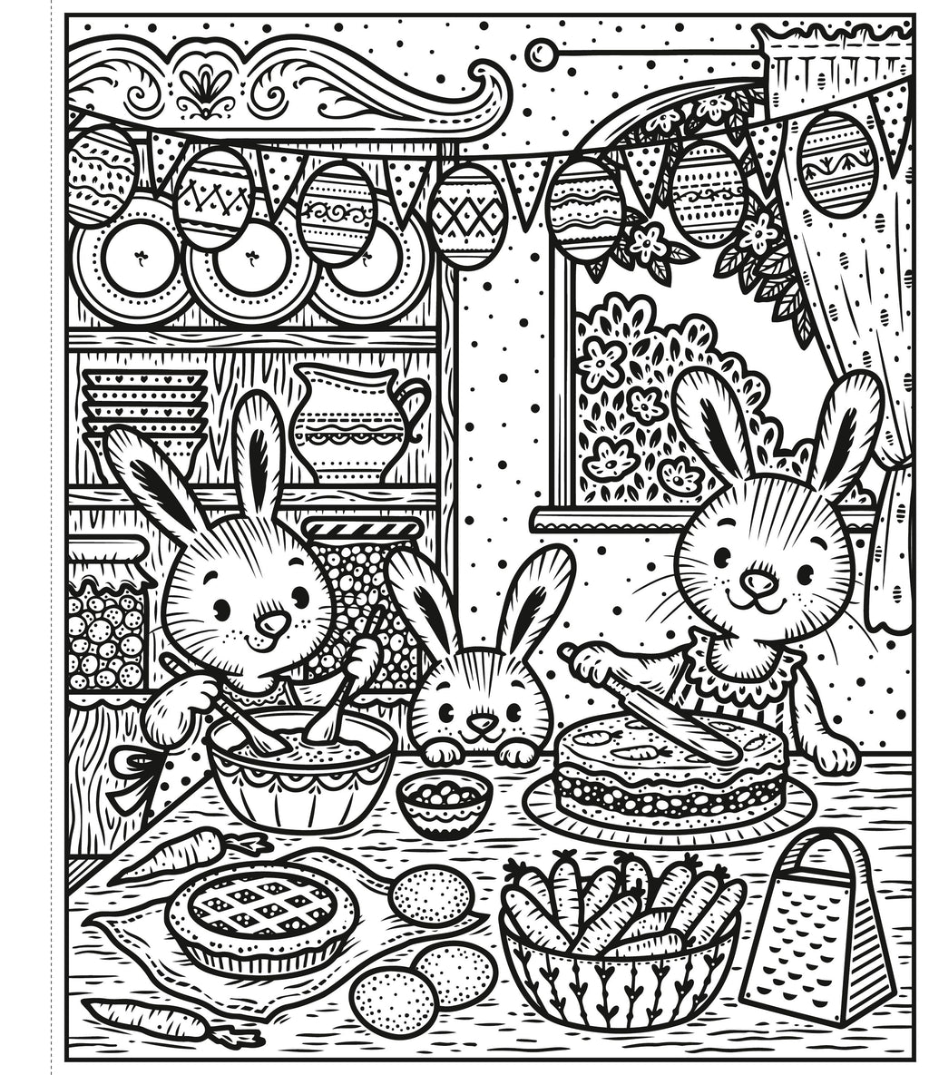 Usborne – Easter Magic Painting Book – Carte pentru copii 5+ ani – carte pentru copii Usborne, pagini interior ilustrate