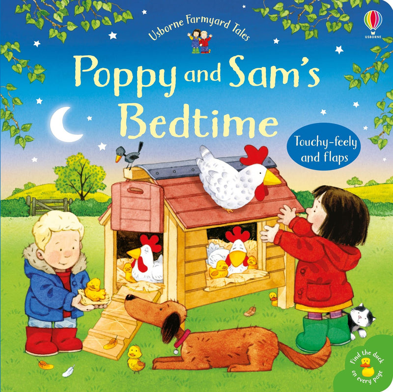 Poppy and Sam's Bedtime – Carte pentru copii 3+ ani, Usborne