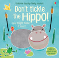 Usborne – Don't Tickle the Hippo! – Carte cu sunete pentru copii 6+ luni – carte pentru copii Usborne, copertă