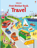 Usborne – First Sticker Book Travel – Carte cu stickere pentru copii 3+ ani – carte pentru copii Usborne, copertă