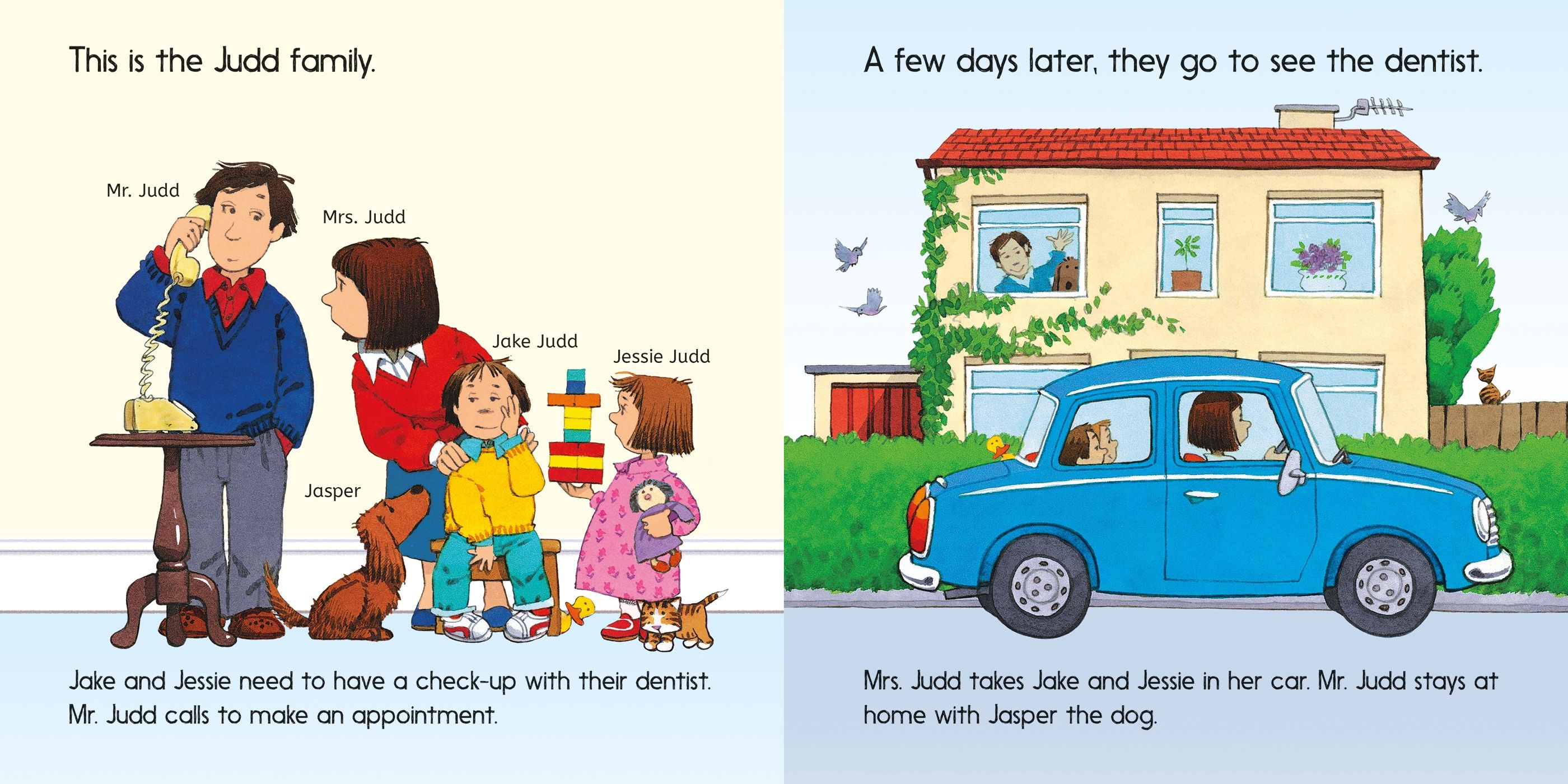 Usborne – Going to the Dentist – Carte pentru copii 2+ ani – carte pentru copii Usborne, pagini interior ilustrate