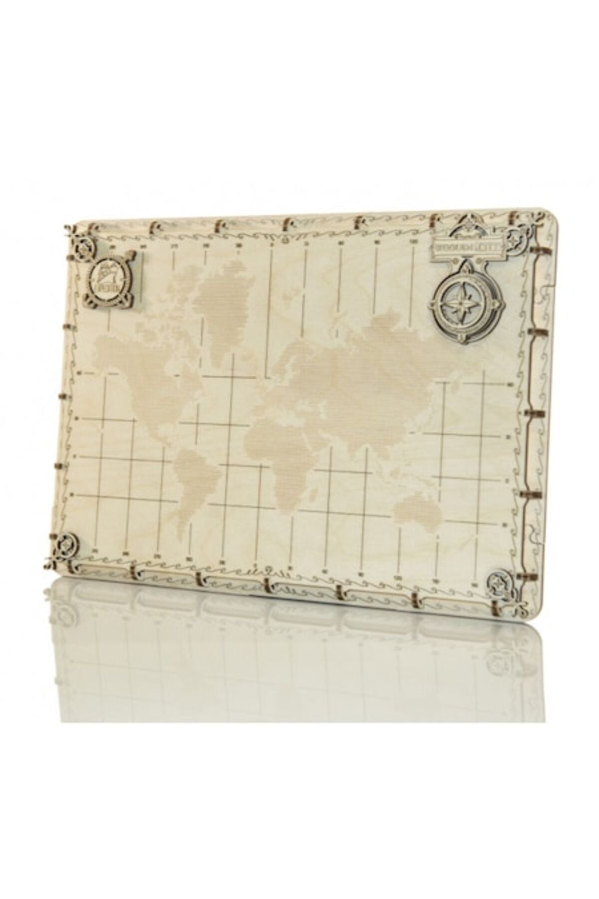 Wooden.city World Map Dots image 0