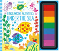 Usborne – Fingerprint Activities Under the Sea – Carte pentru copii 6+ ani – carte pentru copii Usborne, copertă