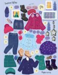 Usborne – Sticker Dolly Dressing Winter Wonderland – Carte cu stickere pentru copii 5+ ani – carte pentru copii Usborne, preview pagini