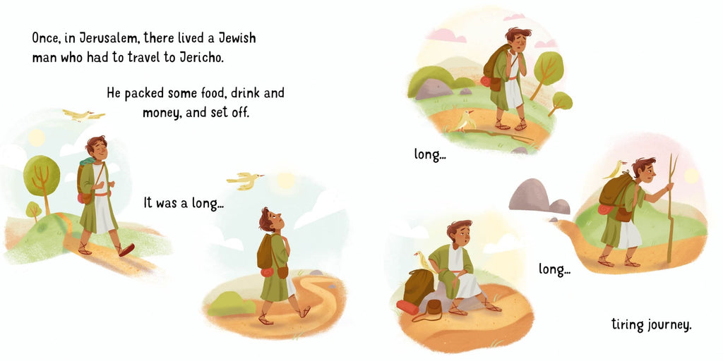 Usborne – The Good Samaritan – Carte pentru copii 18+ luni – carte pentru copii Usborne, preview pagini