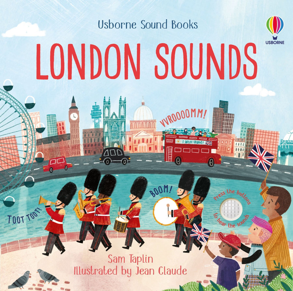 Usborne – London Sounds – Carte cu sunete pentru copii 6+ luni – carte pentru copii Usborne, copertă