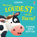 Usborne – Who's the Loudest on the Farm? – Carte pentru copii 12+ luni – carte pentru copii Usborne, copertă