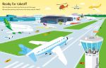 Detaliu din cartea „First Sticker Book Airport”, Usborne – imaginea 2