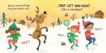 Usborne – Dance with the Elves – Carte cu sunete pentru copii 12+ luni – carte pentru copii Usborne, detalii conținut cu sunete