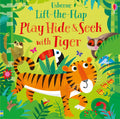Usborne – Play Hide and Seek with Tiger – Carte pentru copii 12+ luni – carte pentru copii Usborne, copertă
