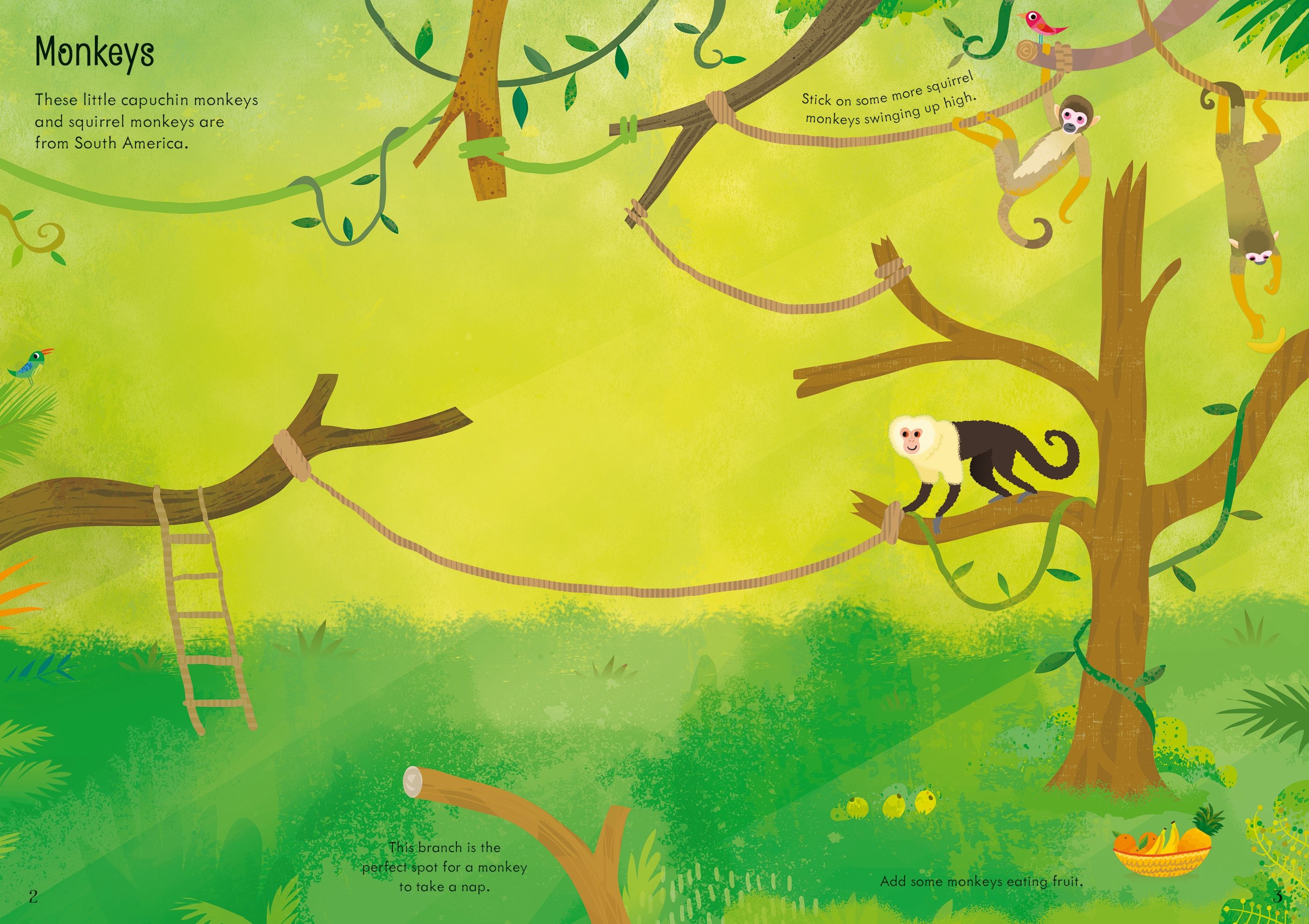 Usborne – Little First Stickers Zoo – Carte cu stickere pentru copii 3+ ani – carte pentru copii Usborne, pagini interior ilustrate