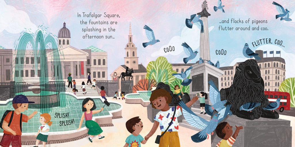 Usborne – London Sounds – Carte cu sunete pentru copii 6+ luni – carte pentru copii Usborne, preview pagini