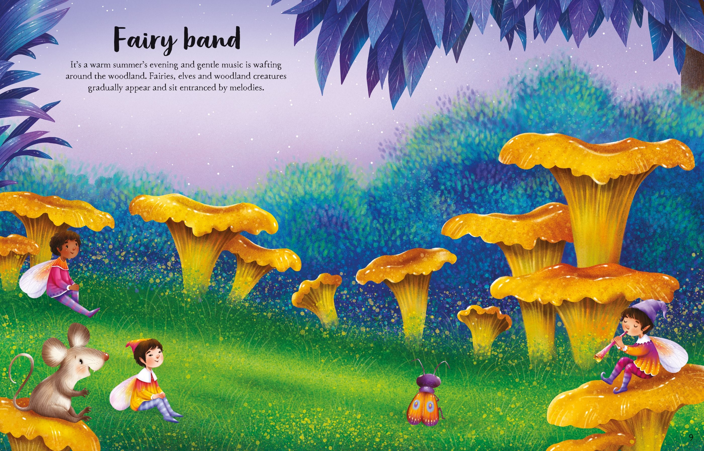Usborne – Fairies, Pixies and Elves Sticker Book – Carte cu stickere pentru copii 5+ ani – carte pentru copii Usborne, preview pagini