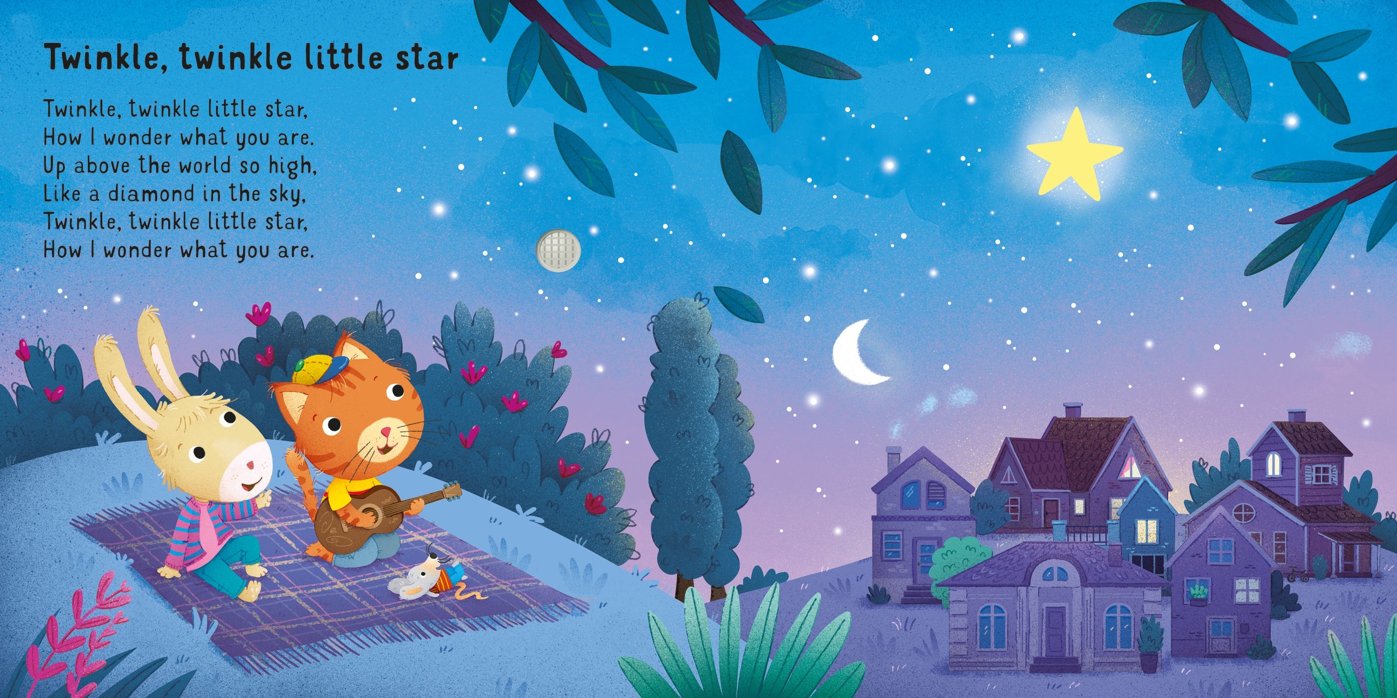 Usborne – Sing-along Nursery Rhymes – Carte cu sunete pentru copii 6+ luni – carte pentru copii Usborne, preview pagini