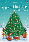 Usborne – Sparkly Christmas Sticker Book – Carte cu stickere pentru copii 3+ ani – carte pentru copii Usborne, copertă