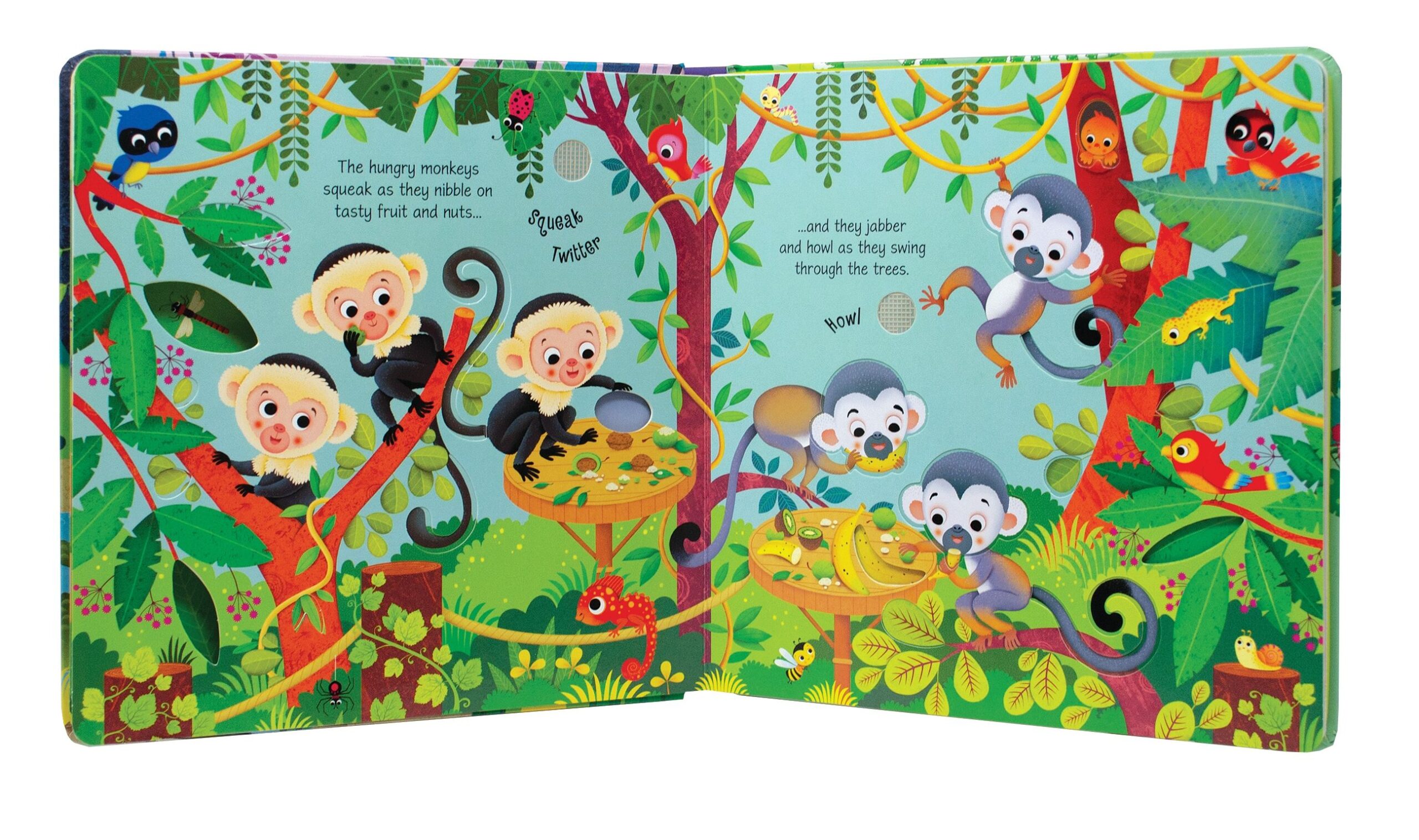 Usborne – Zoo Sounds – Carte cu sunete pentru copii 3+ ani – carte pentru copii Usborne, preview pagini