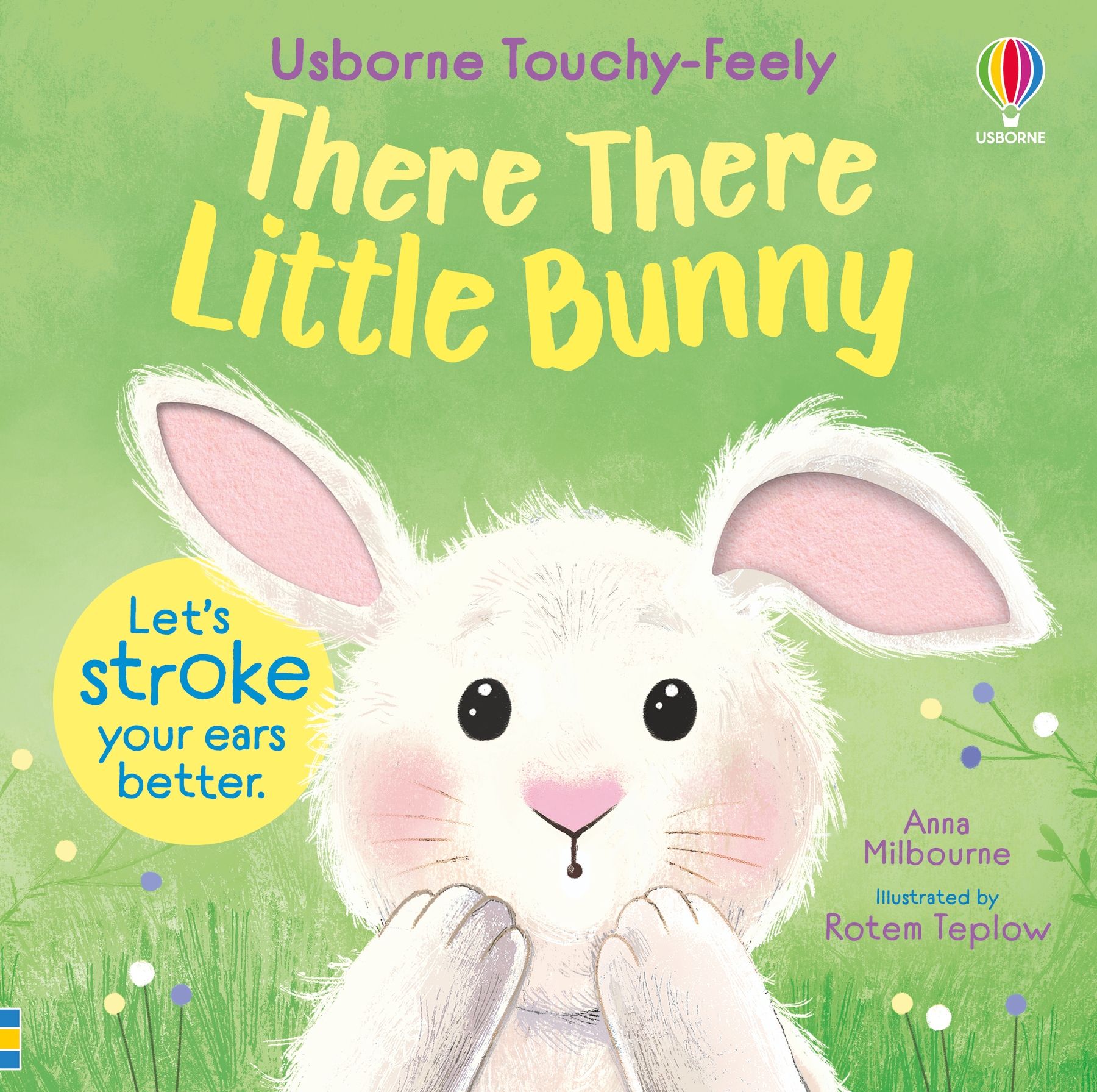 Usborne – There There Little Bunny – Carte pentru copii 6+ luni – carte pentru copii Usborne, copertă