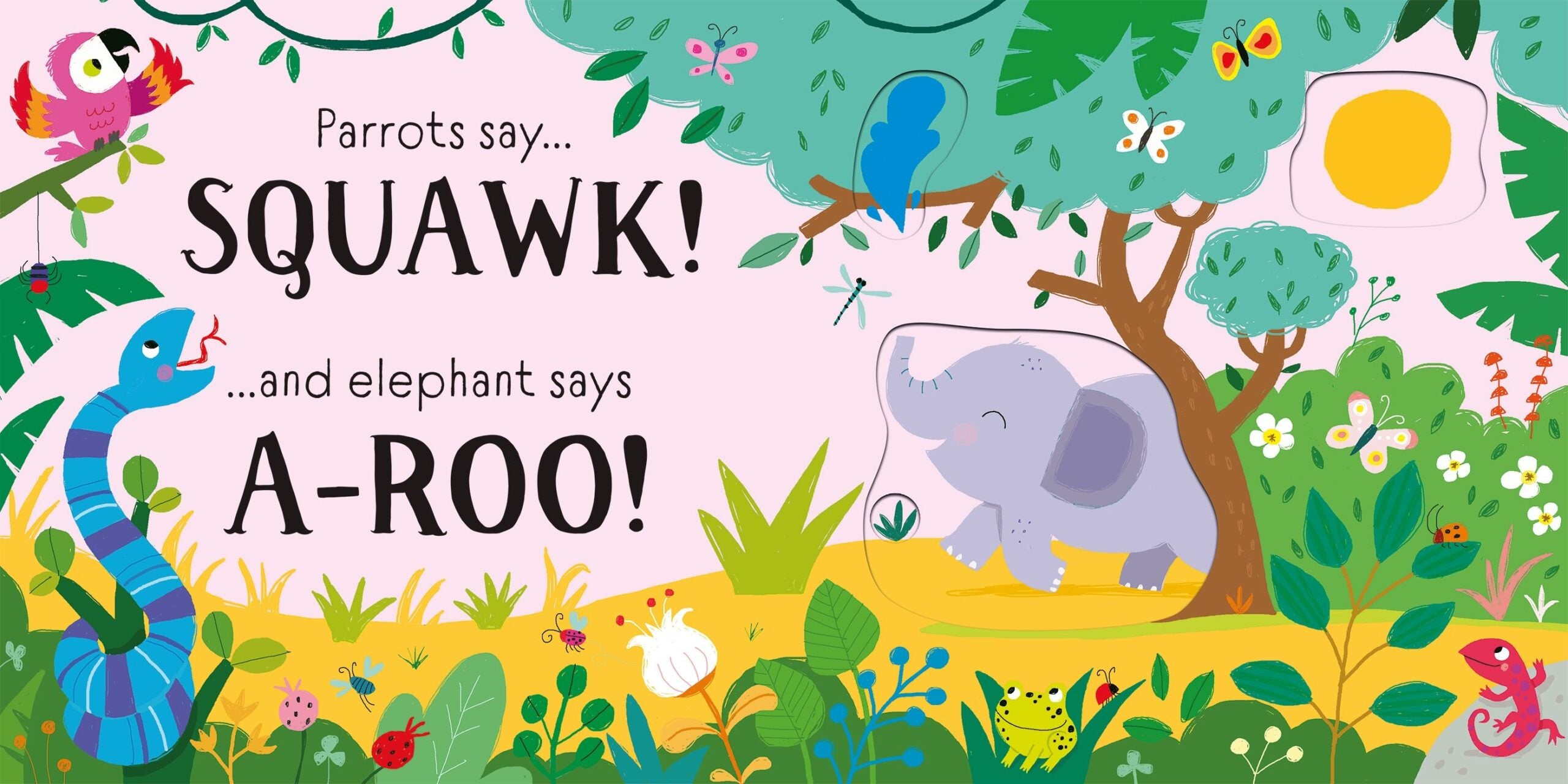 Usborne – Roarr! – Carte pentru copii 6+ luni – carte pentru copii Usborne, detalii conținut cu sunete