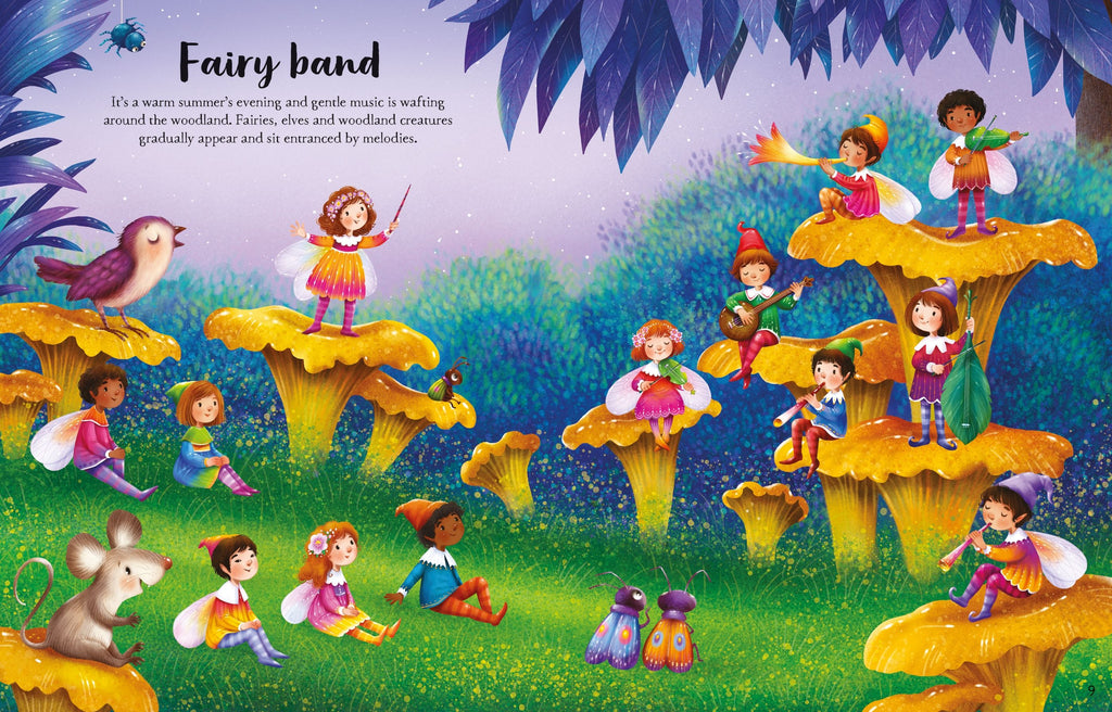 Usborne – Fairies, Pixies and Elves Sticker Book – Carte cu stickere pentru copii 5+ ani – carte pentru copii Usborne, preview pagini