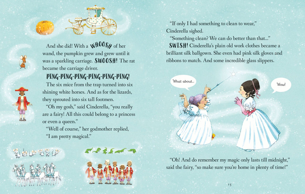 Usborne – Poppy and Sam's Favourite Fairy Tales – Carte pentru copii 2+ ani – carte pentru copii Usborne, pagini interior ilustrate