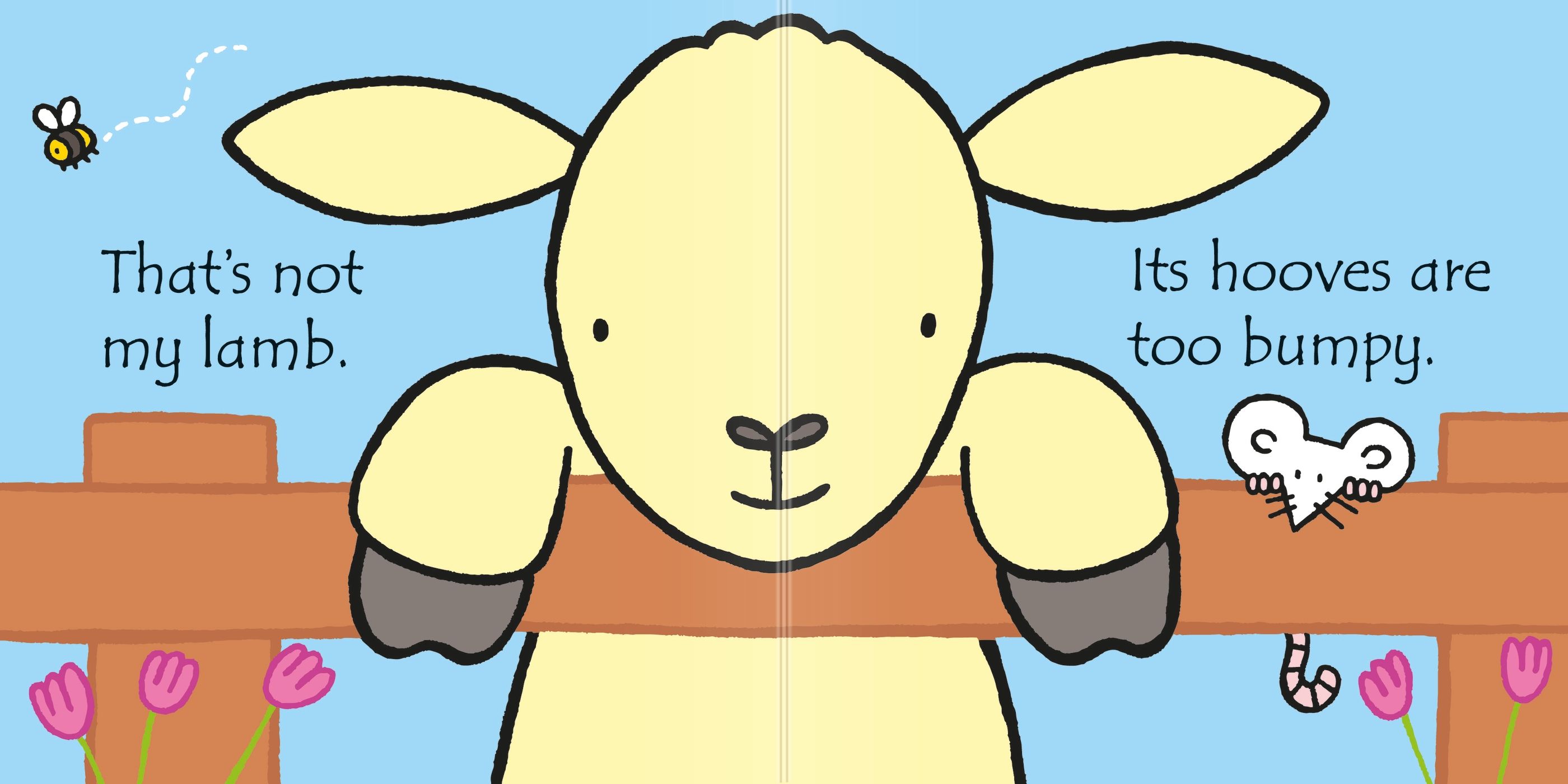 Usborne – That's not my lamb... – Carte pentru copii 3+ luni – carte pentru copii Usborne, pagini interior ilustrate