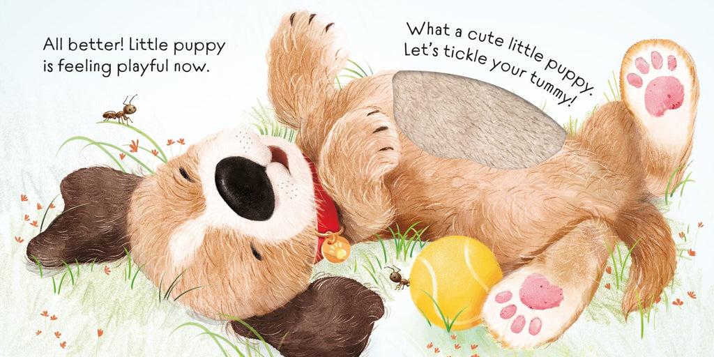 Usborne – There There Little Puppy – Carte pentru copii 6+ luni – carte pentru copii Usborne, preview pagini