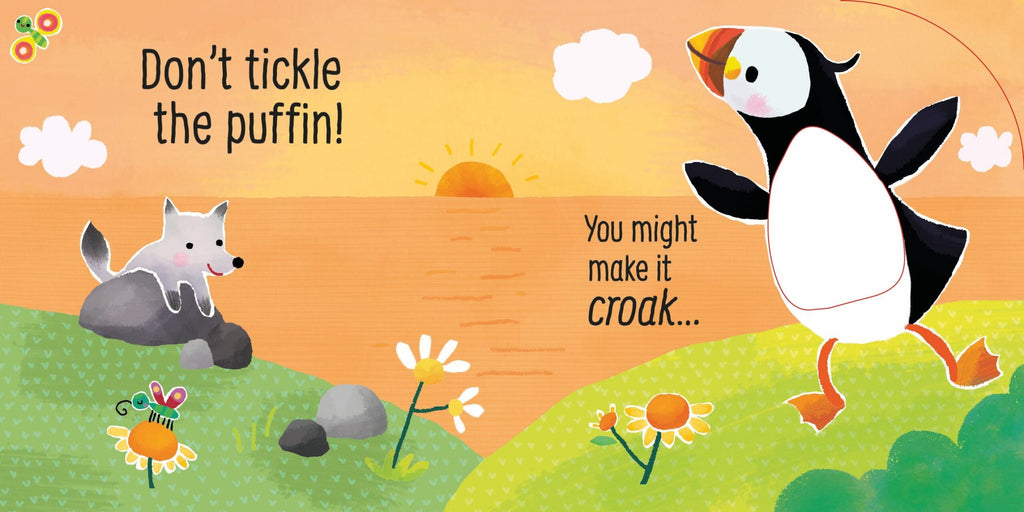 Usborne – Don't Tickle the Polar Bear! – Carte cu sunete pentru copii 6+ luni – carte pentru copii Usborne, preview pagini