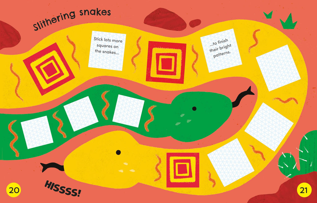 Usborne – Cut and Stick Animals – Carte pentru copii 3+ ani – carte pentru copii Usborne, preview pagini