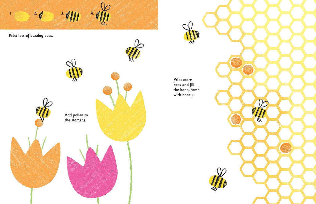 Usborne – Fingerprint Activities Garden – Carte pentru copii 6+ ani – carte pentru copii Usborne, detalii conținut