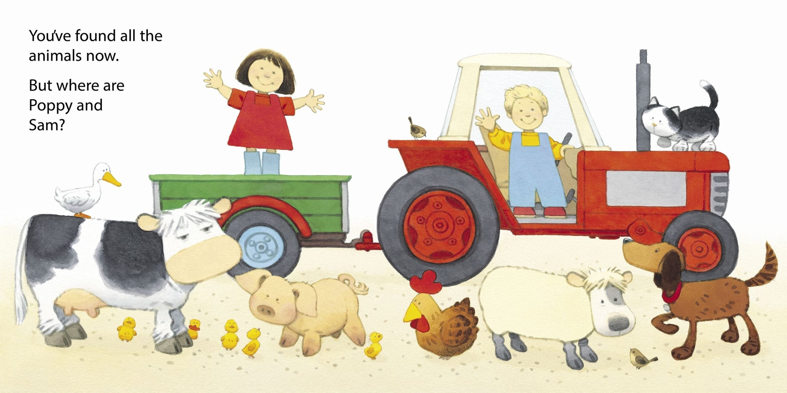 Usborne – Poppy and Sam's Animal Hide-and-Seek – Carte pentru copii 12+ luni – carte pentru copii Usborne, preview pagini