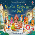Usborne – The Animal Orchestra Plays Bach – Carte cu sunete pentru copii 6+ luni – carte pentru copii Usborne, copertă