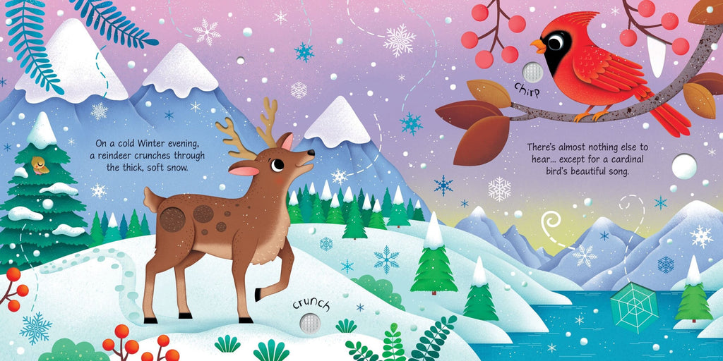Usborne – Seasons Sounds – Carte cu sunete pentru copii 3+ ani – carte pentru copii Usborne, preview pagini