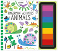 Usborne – Fingerprint Activities Animals – Carte pentru copii 6+ ani – carte pentru copii Usborne, copertă