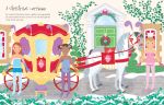 Usborne – Sticker Dolly Dressing Christmas – Carte cu stickere pentru copii 5+ ani – carte pentru copii Usborne, detalii conținut cu abțibilduri