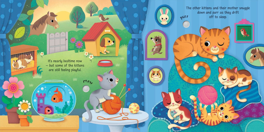 Usborne – Pets Sound Book – Carte cu sunete pentru copii 3+ ani – carte pentru copii Usborne, preview pagini