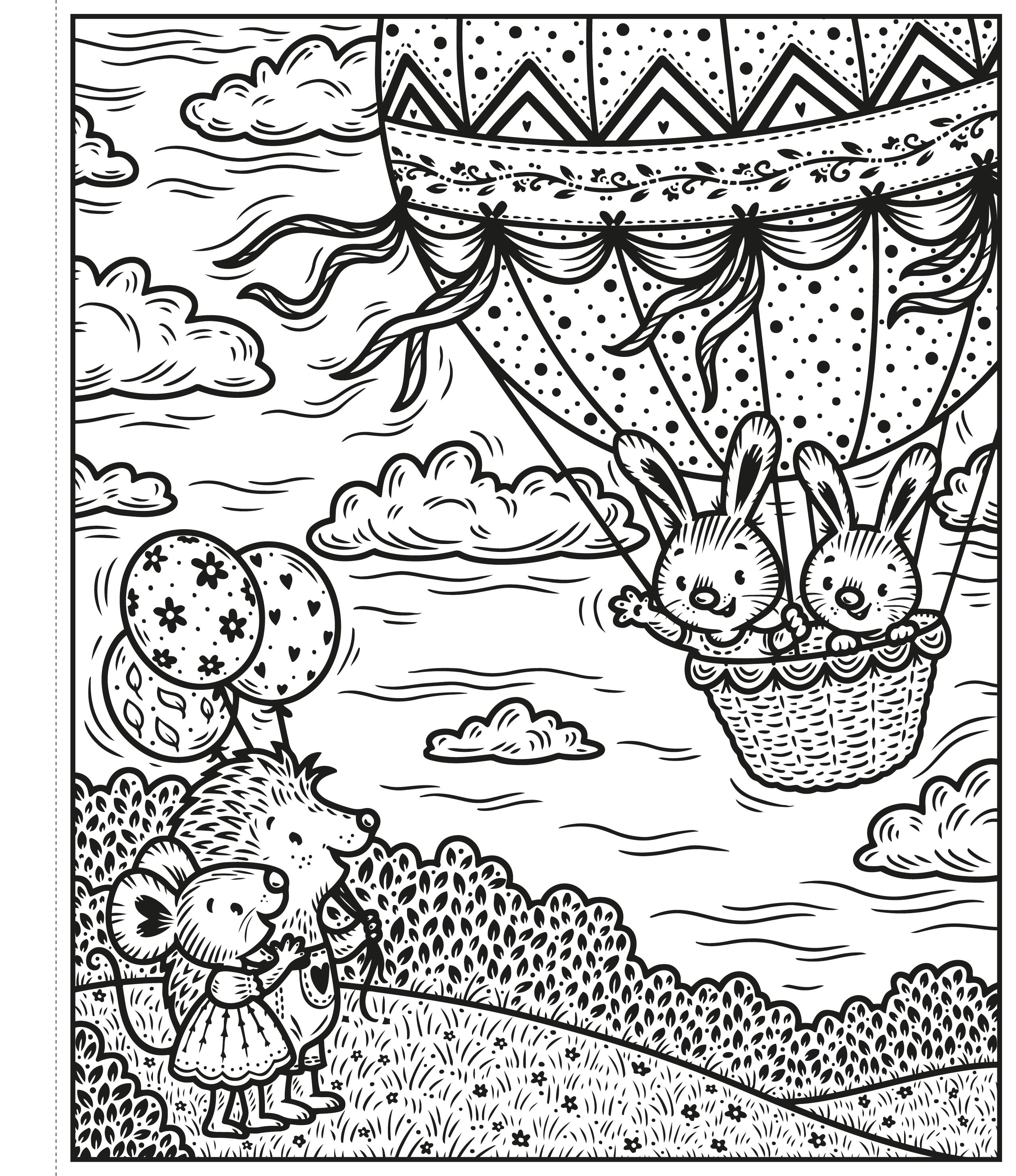 Usborne – Easter Magic Painting Book – Carte pentru copii 5+ ani – carte pentru copii Usborne, preview pagini