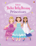 Usborne – Sticker Dolly Dressing Princesses – Carte cu stickere pentru copii 5+ ani – carte pentru copii Usborne, copertă