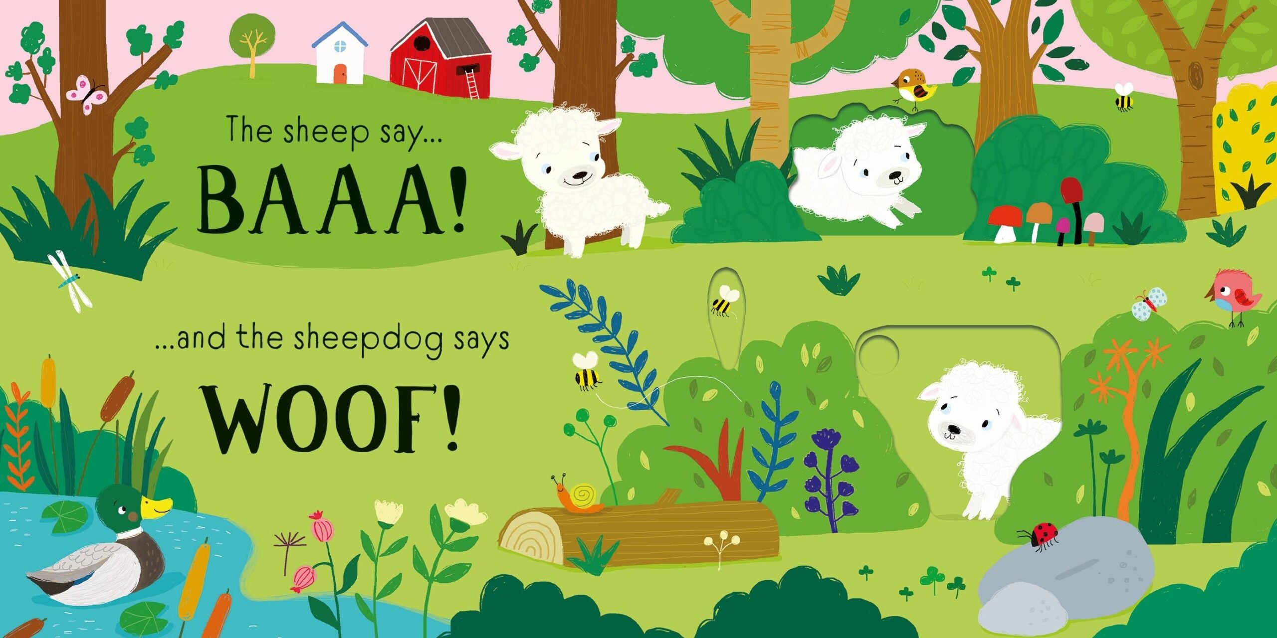 Usborne – Slider Sound Books Moo! – Carte cu sunete pentru copii 6+ luni – carte pentru copii Usborne, preview pagini