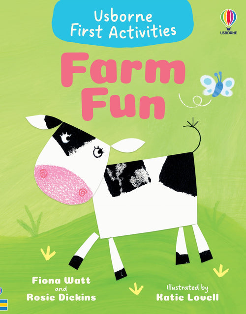 Usborne – Farm Fun – Carte de activități pentru copii 3+ ani – carte pentru copii Usborne, copertă
