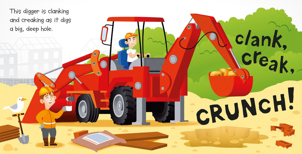 Usborne – Noisy Diggers – Carte pentru copii 3+ ani – carte pentru copii Usborne, preview pagini