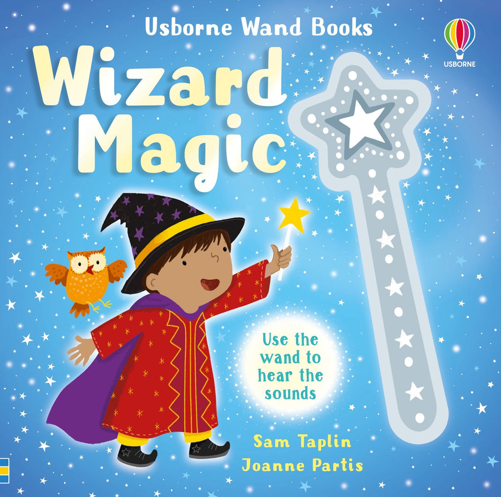 Usborne – Wand Books: Wizard Magic – Carte pentru copii 3+ ani – carte pentru copii Usborne, copertă