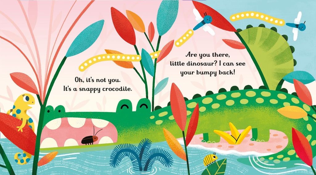 Usborne – Are You There Little Dinosaur? – Carte pentru copii 6+ luni – carte pentru copii Usborne, preview pagini